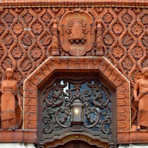 Portal of the social welfare office of Lübeck